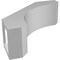 Ekena Millwork 3 1/2-in. W x 10-in. D x 10-in. H Legacy Architectural Grade PVC Knee Brace BRCP035X10X10LEC - alternate 3